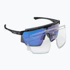 SCICON Aerowatt fekete fényes/scnpp többtükrös kék kerékpáros szemüveg EY37030200