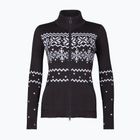 Női thermo pulóver Newland Guenda Full Zip black/white