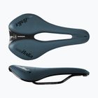 Kerékpár nyereg Selle Italia Novus Boost Evo Gravel TM Superflow, mangán sín, Soft-Trek kék