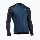 Férfi Northwave Blade 4 LS mély kék / fekete kerékpáros mez