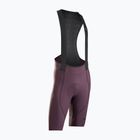 Férfi kerékpáros rövidnadrág Northwave Fast Bibshort grape wine