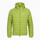 Férfi EA7 Emporio Armani Train Core Id Down Light Jacket Hoodie macaw zöld