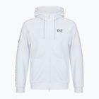 Férfi Emporio Armani EA7 Train Logo Series Extended Logo Hoodie Fz fehér/fekete