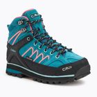 Női trekking cipő CMP Moon Mid WP teal/red fluo