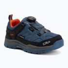 Gyermek túracipők CMP Kiruna Low FitGo Waterproof bluestone/arancio
