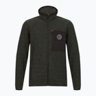 Férfi polár pulóver CMP 35H3907 Melange Knitted forest melange/black/ferrari red