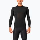 Férfi Castelli Core Seamless Base Layer kerékpározás hosszú ujjú fekete