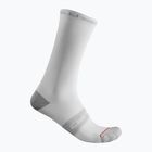 Férfi kerékpáros zokni Castelli Superleggera T 18 white