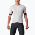 Férfi kerékpáros póló Castelli Entrata VI ivory/light black/red