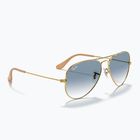 Napszemüveg Ray-Ban Aviator Classic arista gold/light blue