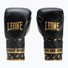 Leone Dna fekete és arany bokszkesztyű GN220