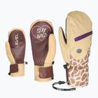 Női snowboardkesztyűk Level Pulsar Mitt beige