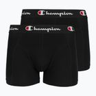Boxer nadrág Champion U20001 2 black pairs