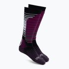 Női snowboardzokni UYN Ski Snowboard black/purple