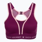 Sportmelltartó Shock Absorber Ultimate Run Bra Padded deep purple