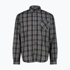 Férfi ing CMP 30T9927 anthracite/vanilla/grey