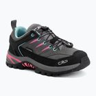 Gyermek túracipők CMP Rigel 2.0 Low Waterproof grey/acquarius/pink fluo