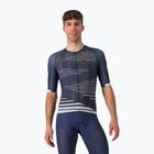 Férfi kerékpáros póló Castelli Climber's 4.0 belgian blue/silver gray