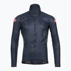 Férfi kerékpáros kabát Castelli Aria Shell belga kék