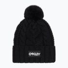 Téli sapka Oakley Harper Pom Beanie black/white logo