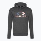 Férfi Oakley Bark Fleece kapucnis pulóver sötétszürke szürke sáska