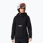 Női softshell kapucnis pulóver Oakley TNP Nose Grab Softshell Hoodie blackout/white