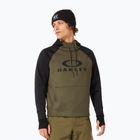 Férfi snowboard kapucnis pulóver Oakley Sierra DWR Fleece Hoody 2.0 army green