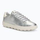 Női cipő Geox Spherica Ecub-1 silver/optic white