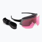 Napszemüveg Bliz Breeze Small matt black/ smoke/ pink