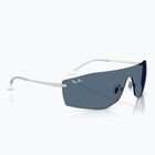 Napszemüveg Ray-Ban Alix Bio-Based silver/dark blue