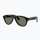 Kamerás szemüveg Ray-Ban Meta Aviator shiny black/g15 green polar