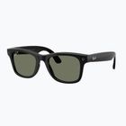 Kamerás szemüveg Ray-Ban Meta Wayfarer shiny black/g15 green polar