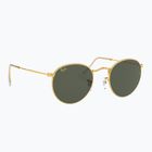 Napszemüveg Ray-Ban Round Metal gold/green g-15