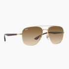 Napszemüveg Ray-Ban RB3683 arista gold/brown
