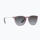 Gyerek napszemüveg Ray-Ban Erika transparent violet/grey gradient