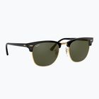 Napszemüveg Ray-Ban Clubmaster Classic black/gold/green g-15