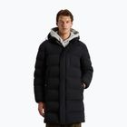 Férfi Woolrich Matt Stretch Hosszú Puffer dzseki fekete