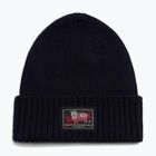 Férfi téli sapka Woolrich Legacy Patch Beanie melton blue