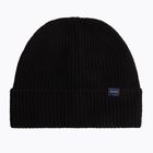 Férfi téli sapka Woolrich Knitted Ribbed Beanie black