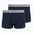 Férfi boxer nadrág Aeronautica Militare AM1UBX004 2 pack navy