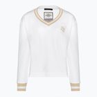 Női pulóver Aeronautica Militare Lady V-Neck bianco ottico