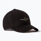 Férfi baseballsapka Aeronautica Militare Wool Eagle Embroidery jet black