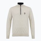 Férfi pulóver Aeronautica Militare 1/2 Zip stone melange