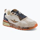 Férfi cipők Aeronautica Militare 252SC0276UCT03546 multicolor beige/navy blue