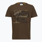 Férfi póló Aeronautica Militare TS2535UJ00641 chestnut brown