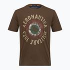 Férfi póló Aeronautica Militare TS2538UJ00727 chestnut brown