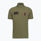 Férfi póló Aeronautica Militare PO1927UP00191 Polo lichen green