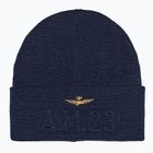 Férfi téli sapka Czapka Aeronautica Militare 262CU0099UL00949 Blu Navy