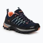 Női trekking cipő CMP Rigel Low blue/giada/peach