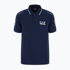 Férfi galléros póló EA7 Emporio Armani Train Visibility navy blue